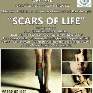 Convegno esposizione Scars of life di Daniele Deriu a San Salvo
